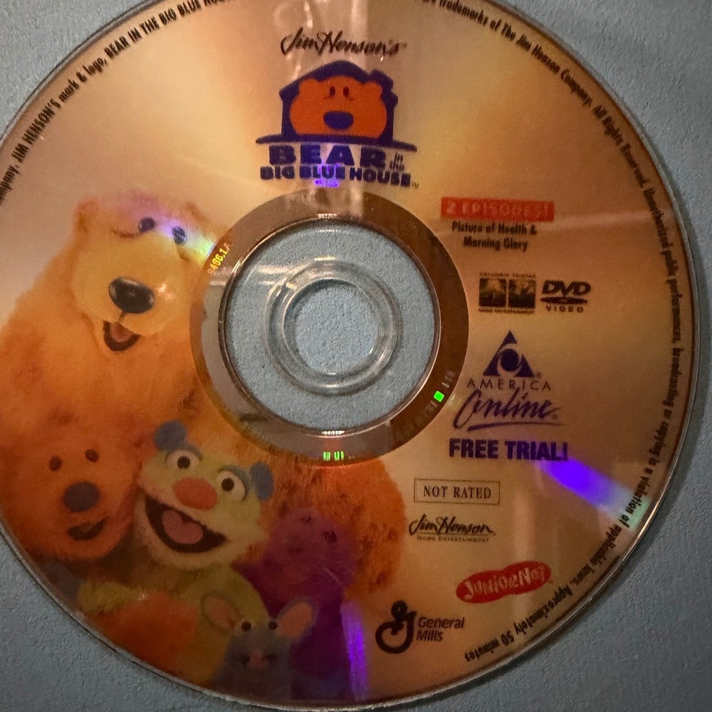 Bear in the Big Blue House Muppets Take Manhattan DVD Cereal Promo 2002 AOL